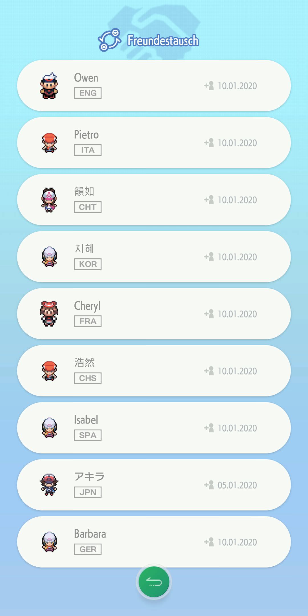 Pokémon tauschen