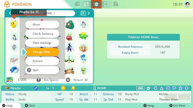 Pokémon HOME, Aplicações de download da Nintendo Switch, Jogos