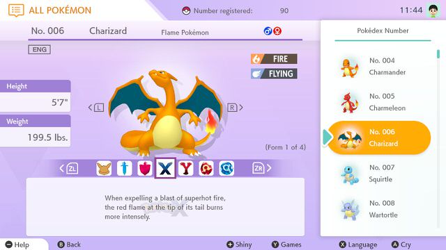 Atualização da Pokédex no Site Oficial