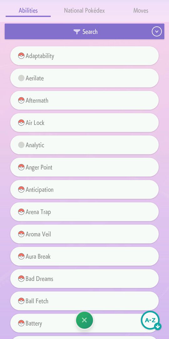 Pokémon HOME - National Pokédex