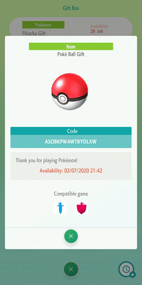 pokémon home mystery gift codes pokémon go Odell Baez